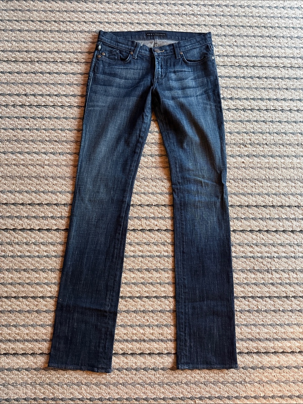Rock & Republic Dark Blue Straight-Leg Jeans